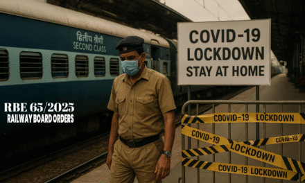 Counting of Stay-at-Home period during COVID-19 Lockdown as duty for railway servants undergoing training for the purposes of increments.