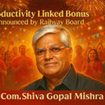 Payment of Productivity Linked Bonus (PLB) to all eligible non-gazetted Railway employees for the financial year 2024-25