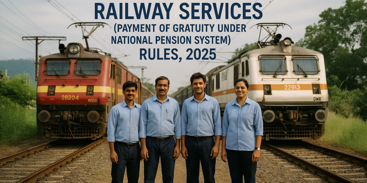 Railway Services (Payment of Gratuity under National Pension System) Rules, 2025
